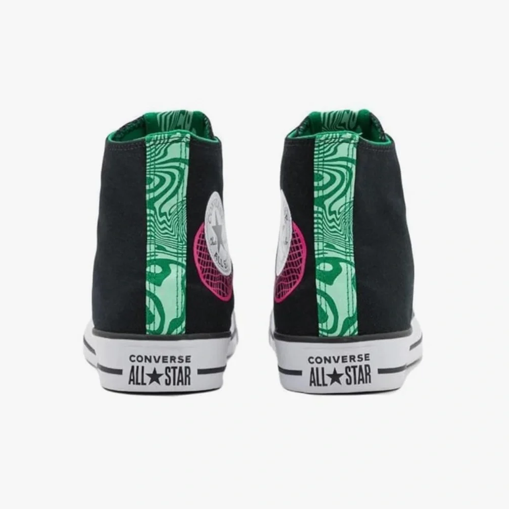 Converse Chuck Taylor All Star Hi Top "See Beyond" Black Sneakers Unisex - Picture 2 of 16